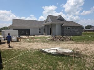 House under construction by WTH Construction.
